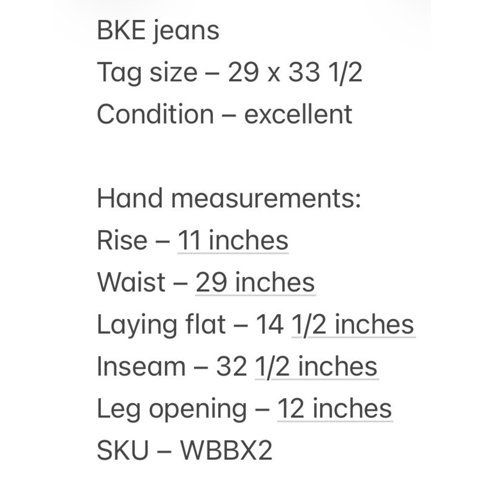 BKE Billie Super Flare 29/33Dark Blue Flare Jeans with Frayed Hem - Picture 7 of 7